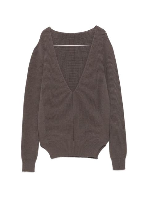 Rick Owens Rick Owens Women Wool V-Necked Sweater