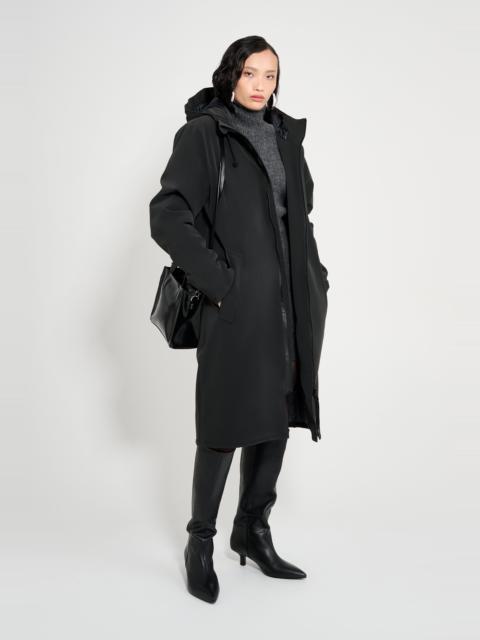Stutterheim Stockholm Long Matte Winter Coat Black