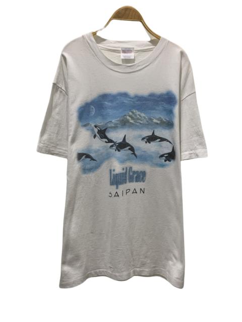 Other Designers Vintage - Vintage Hanes x Liquid Grace Saipan Tee