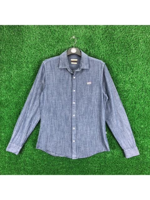 Other Designers Vintage - Vintage 90's Napapijri Geographic Slim Fit Flannel Shirts