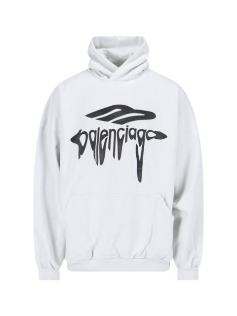 BALENCIAGA "3B LIQUIFIED" HOODIE
