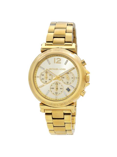MICHAEL KORS Michael Kors Maren Chronograph Quartz Gold Dial Ladies Watch MK7493