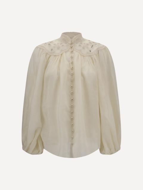 Zimmermann Embroidered Coco Blouse