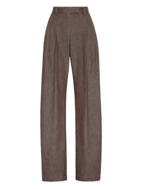 Brunello Cucinelli Brunello Cucinelli Women Relaxed-Fit Trousers With A Curved Design