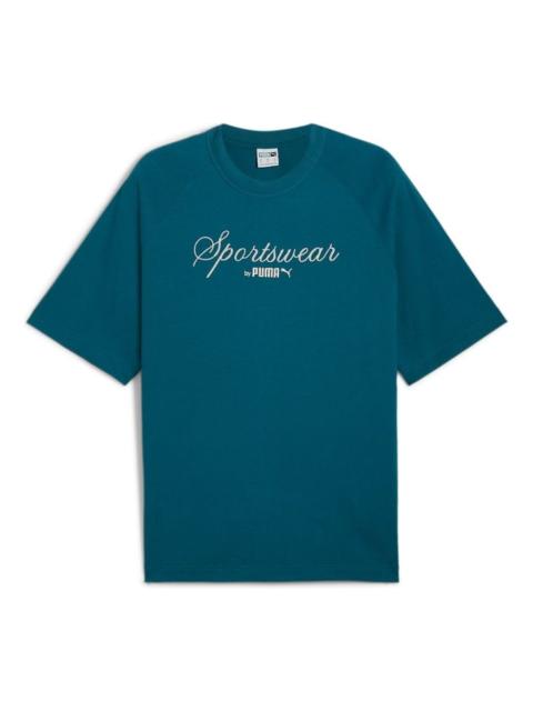 PUMA PUMA Classics+ Oversized T-Shirt 'Cold Green' 626721-22