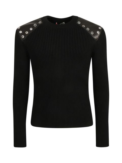 Alexander McQueen Studded Shoulder Sweater