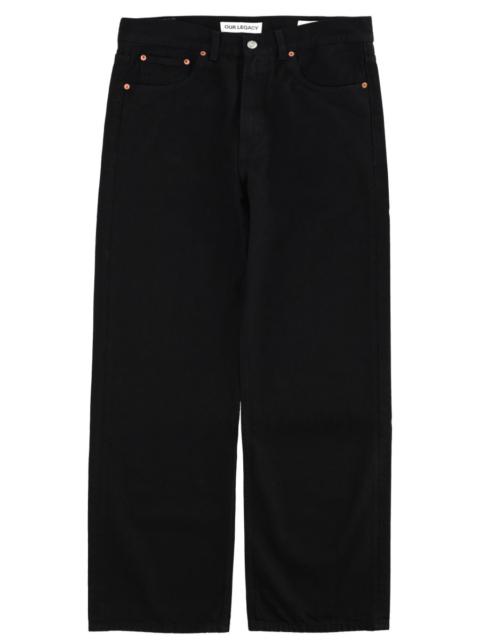 Our Legacy THIRD CUT COTTON DENIM JEANS