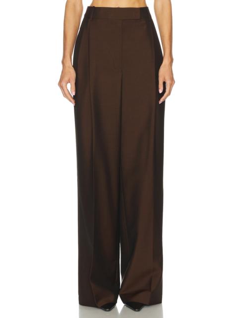 RÓHE Dual Tone Pique Pleated Trouser