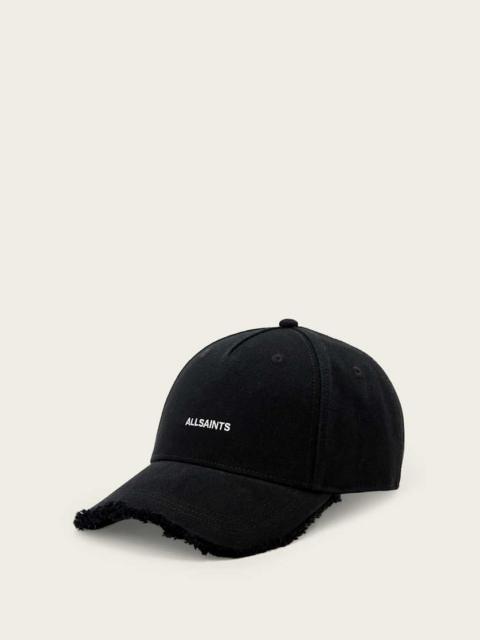 ALLSAINTS LONDON FRAYED BASEBALL CAP