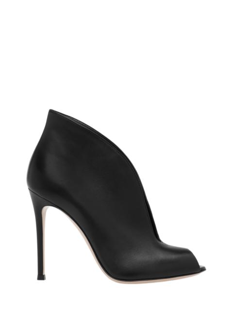 Gianvito Rossi Gianvito Rossi Vamp Bootie in Black Leather at Nordstrom