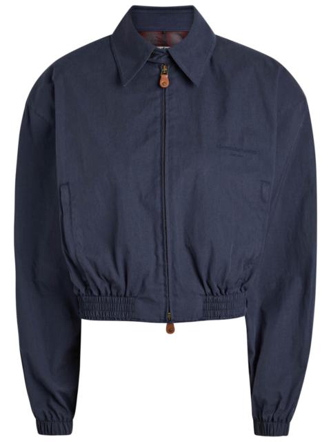 Alexander Wang Alexander Wang Cotton-blend Cropped Jacket