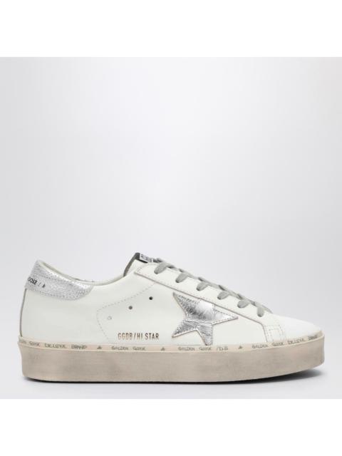 Golden Goose Golden Goose White/Silver Hi-Star Sneakers Women