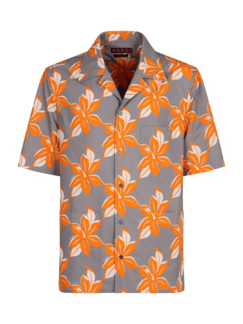GUCCI Printed Cotton Poplin Shirt