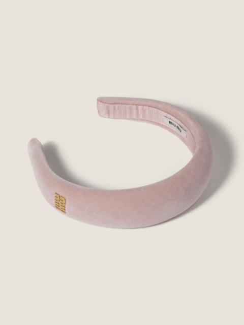 Miu Miu Velvet headband
