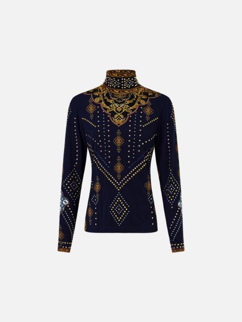 CAMILLA JERSEY TURTLENECK