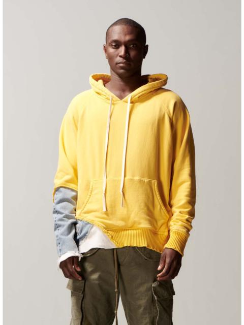 Greg Lauren Greg Lauren Yellow Fragment Hoodie 4