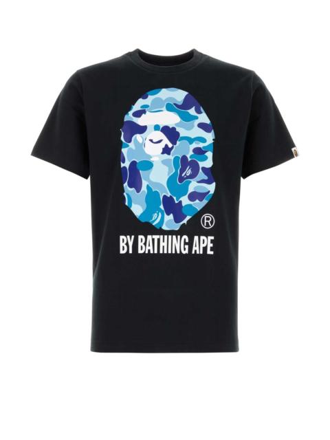 A BATHING APE® Bape Men Black Cotton Abc Camo T-Shirt