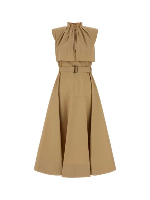 Burberry Burberry Women Beige Poplin Dress