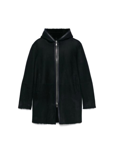 TAGLIATORE - Tagliatore Blue Coats - Leather Coats Men
