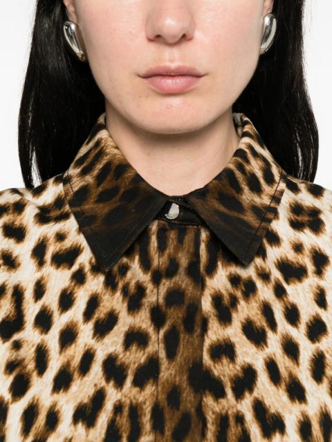 Sportmax Sportmax Lonza Animal-print Mini Dress