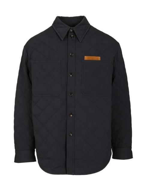 Bottega Veneta Bottega Veneta Men Quilted Overshirt