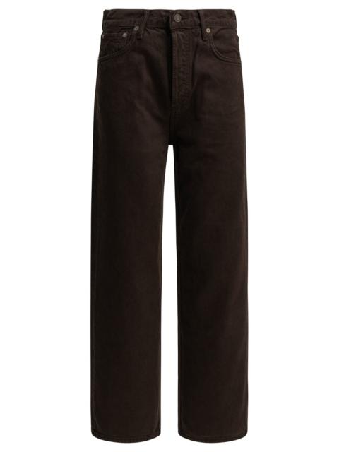 AGOLDE Agolde Ren Wide-leg Jeans Brown Women