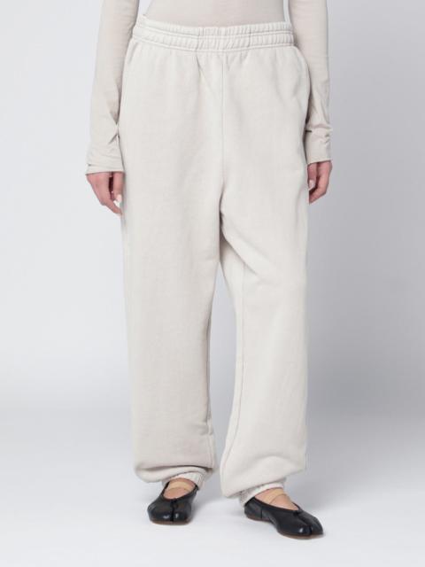 entire studios White cotton joggers