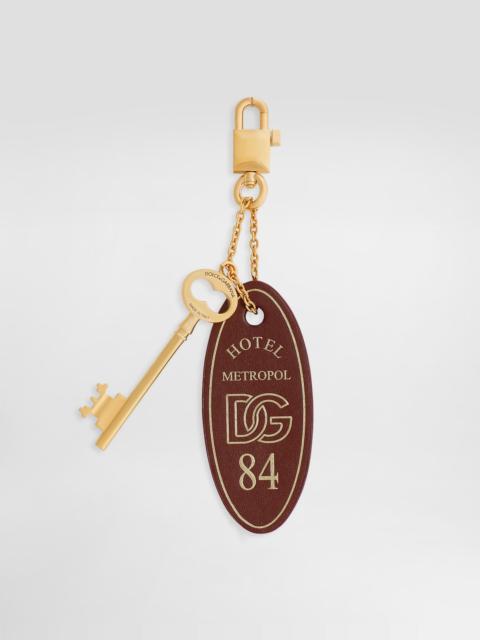 Dolce & Gabbana Calfskin tassel keychain