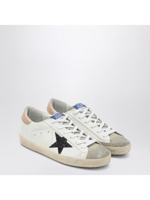 Golden Goose Sneaker Super-Star white/pink/black with glitter