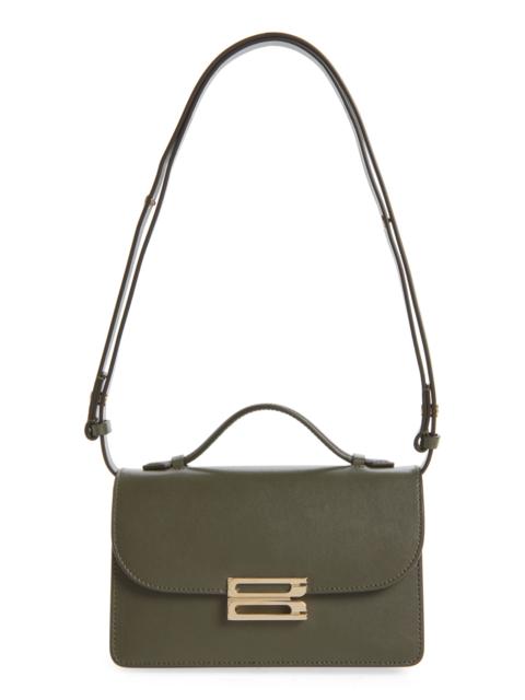Victoria Beckham Victoria Beckham The Mini Dorian Leather Shoulder Bag in Dark Olive at Nordstrom