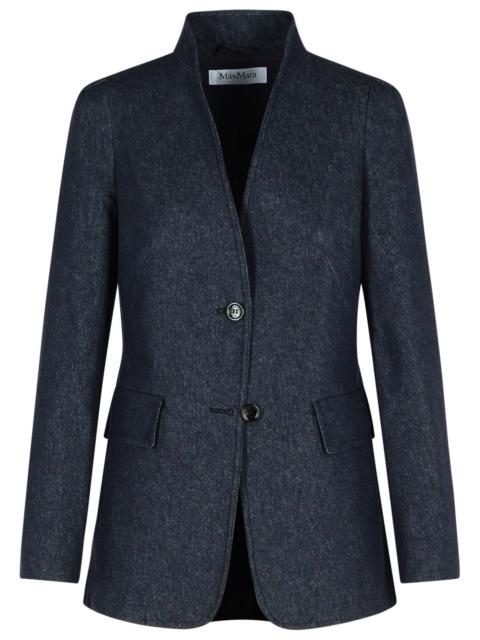 Max Mara Max Mara 'Beatrice' Blue Cotton Blazer Women