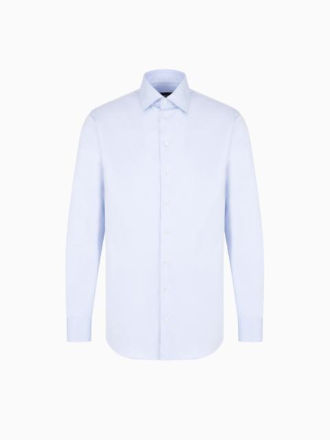 GIORGIO ARMANI Regular-fit classic cotton shirt
