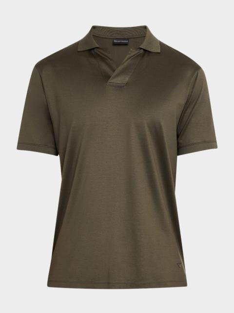 Men's Johnny Collar Polo Shirt