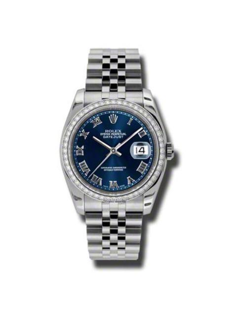 ROLEX Rolex Oyster Perpetual Datejust 36 Blue Dial Stainless Steel Jubilee Bracelet Automatic Men's Watch 