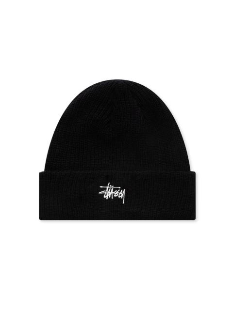 Stüssy BASIC CUFF BEANIE - BLACK