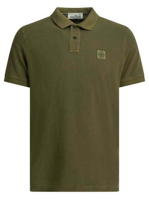 Stone Island Stone Island Polo Shirt With Buttons And Logo