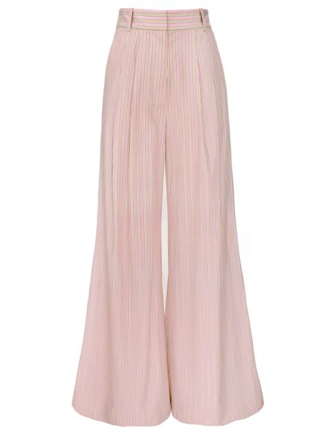 Zimmermann STRIPE WIDE LEG PANT