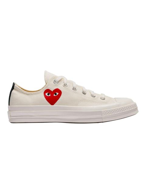 Comme Des Garçons Converse Small Red Heart Low Top Sneakers