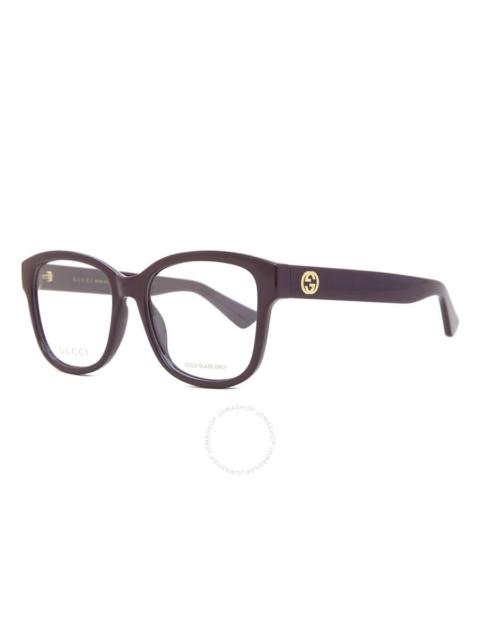 GUCCI Gucci Demo Square Ladies Eyeglasses GG1340O 004 54