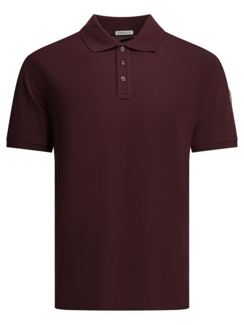 Moncler Moncler Polo Shirt Bordeaux Men