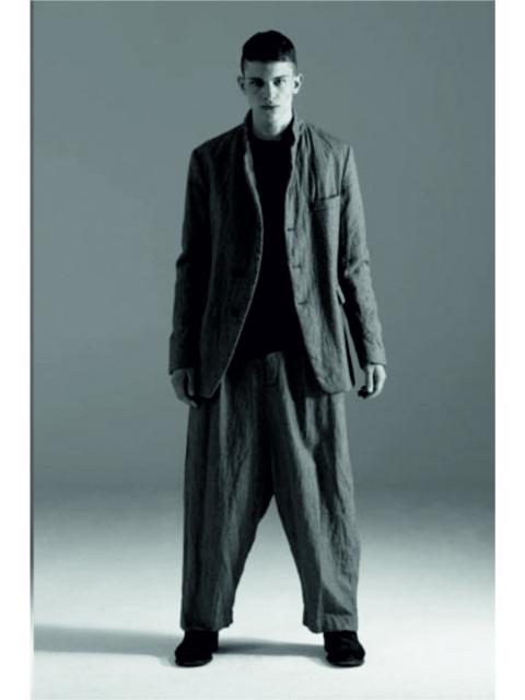Other Designers Forme D Expression - Grey wool + ramie work jacket. Like Yamamoto or Noten