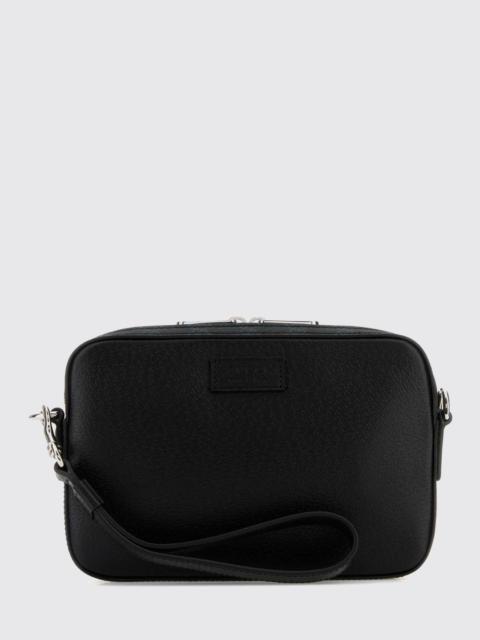 GUCCI Gucci Men Embossed Calfskin Camera Bag Gucci With Logo And Removable Strap