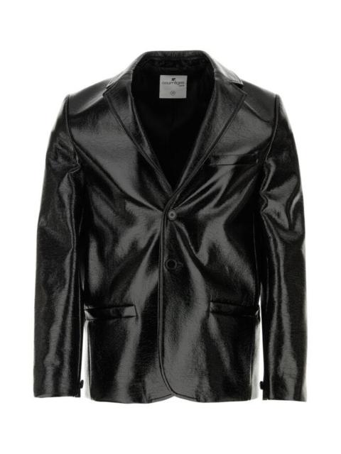 courrèges Courreges Man Black Vinyl Blazer