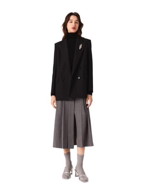 maje maje Double-breasted jacket in Black at Nordstrom