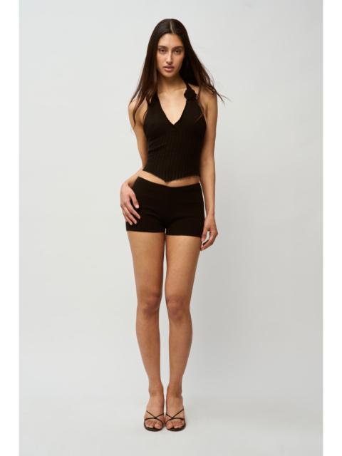 GUIZIO RIB KNIT HOT SHORT