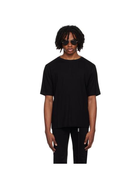 PETER DO Black Creased T-Shirt