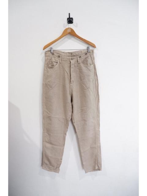 Other Designers Japanese Brand × Vlas Blomme - Vlass Bloom Linen Pants High Waist baggy fit