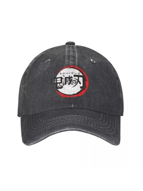Other Designers Hip Hop Y2K Demon Slayer Cotton Denim Baseball Cap Sunshade Hat
