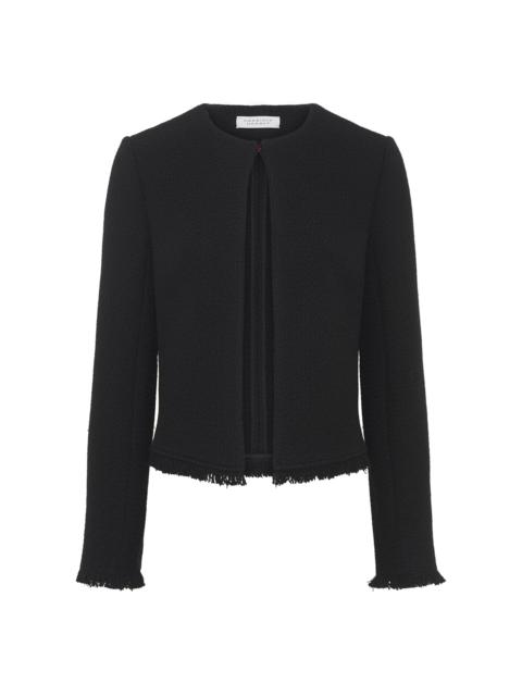 GABRIELA HEARST Normand Wool-Cashmere Cropped Jacket black