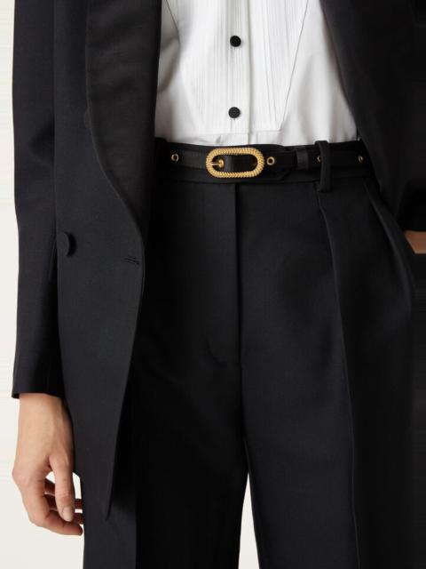 Loro Piana Bubbles Buckle Belt